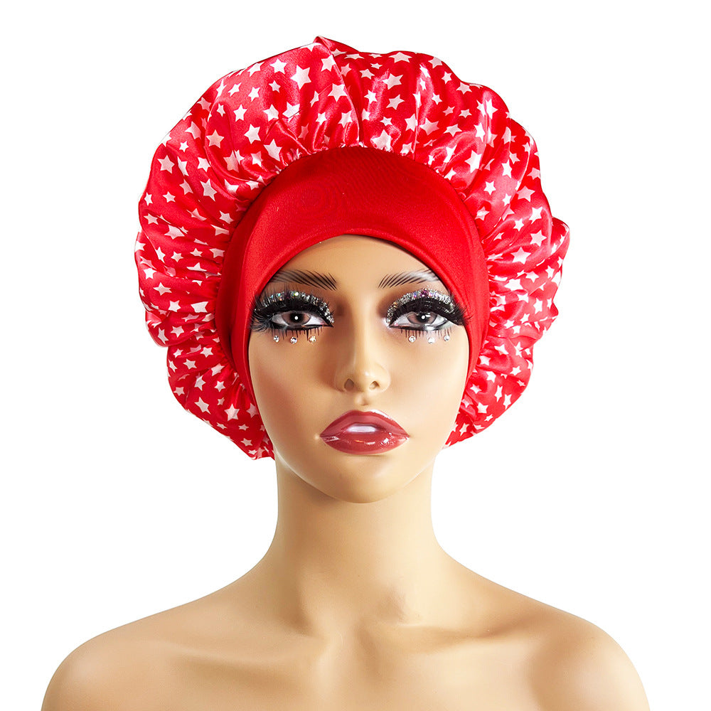 Satin Nightcap Beauty Shower Cap