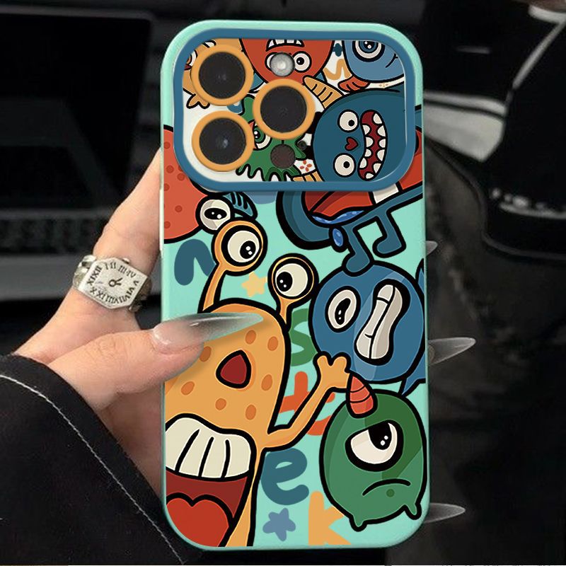 iPhone Funny Cartoon Silicone Case