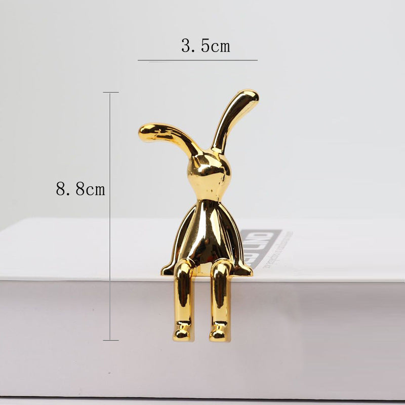 Sitting Bunny Ornament Home Decor