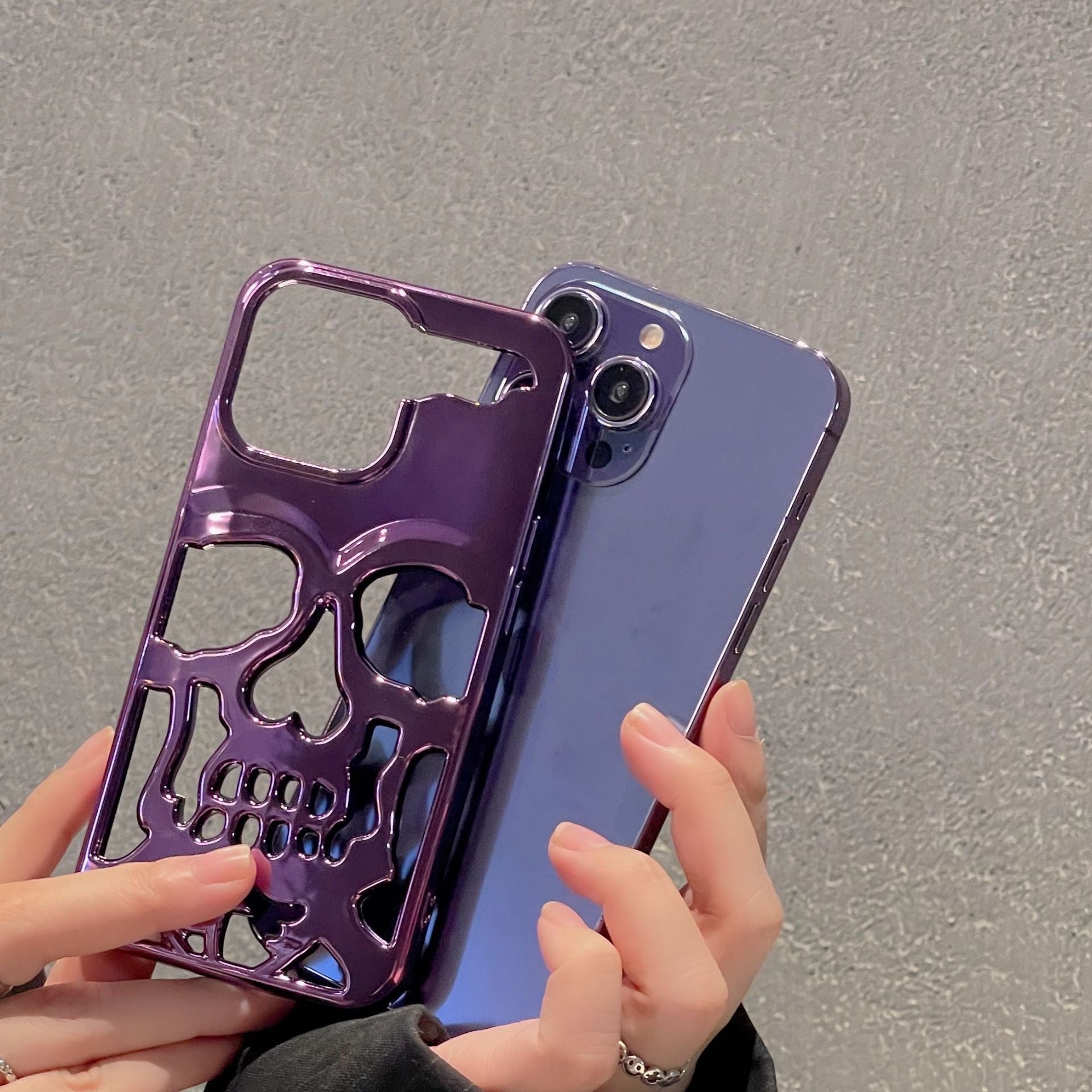 Luxury 3D Skull Case For iPhone11, 12, 13 14 Pro Max