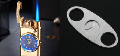 Blue Flame Automatic Ignition Windproof Lighter