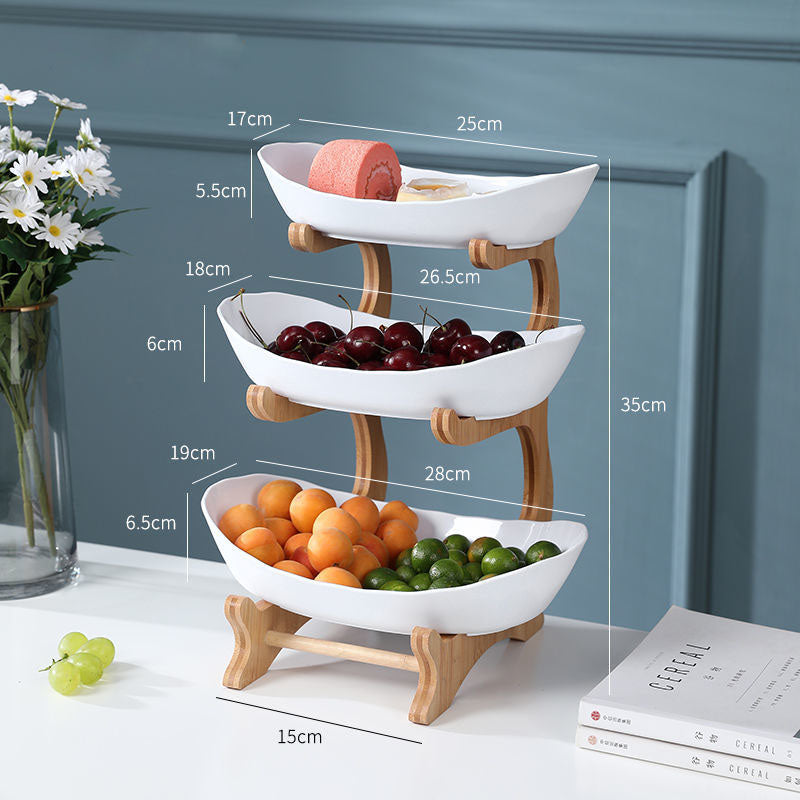 Dinnerware Kitchen Fruit Bowl Rack