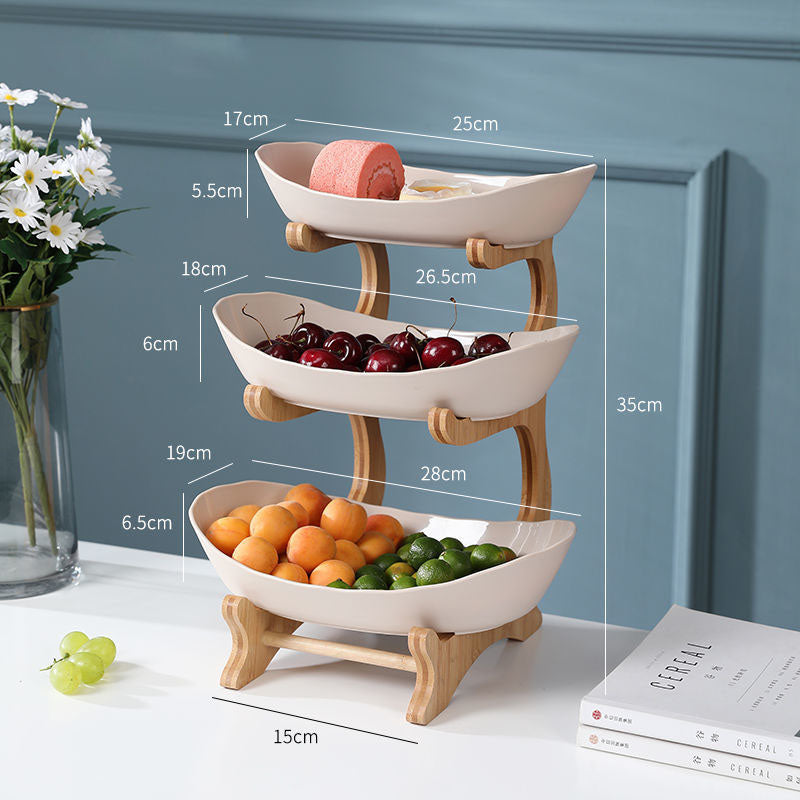 Dinnerware Kitchen Fruit Bowl Rack