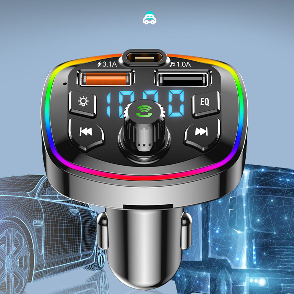 Bluetooth USB Car Charger FM Transmitter