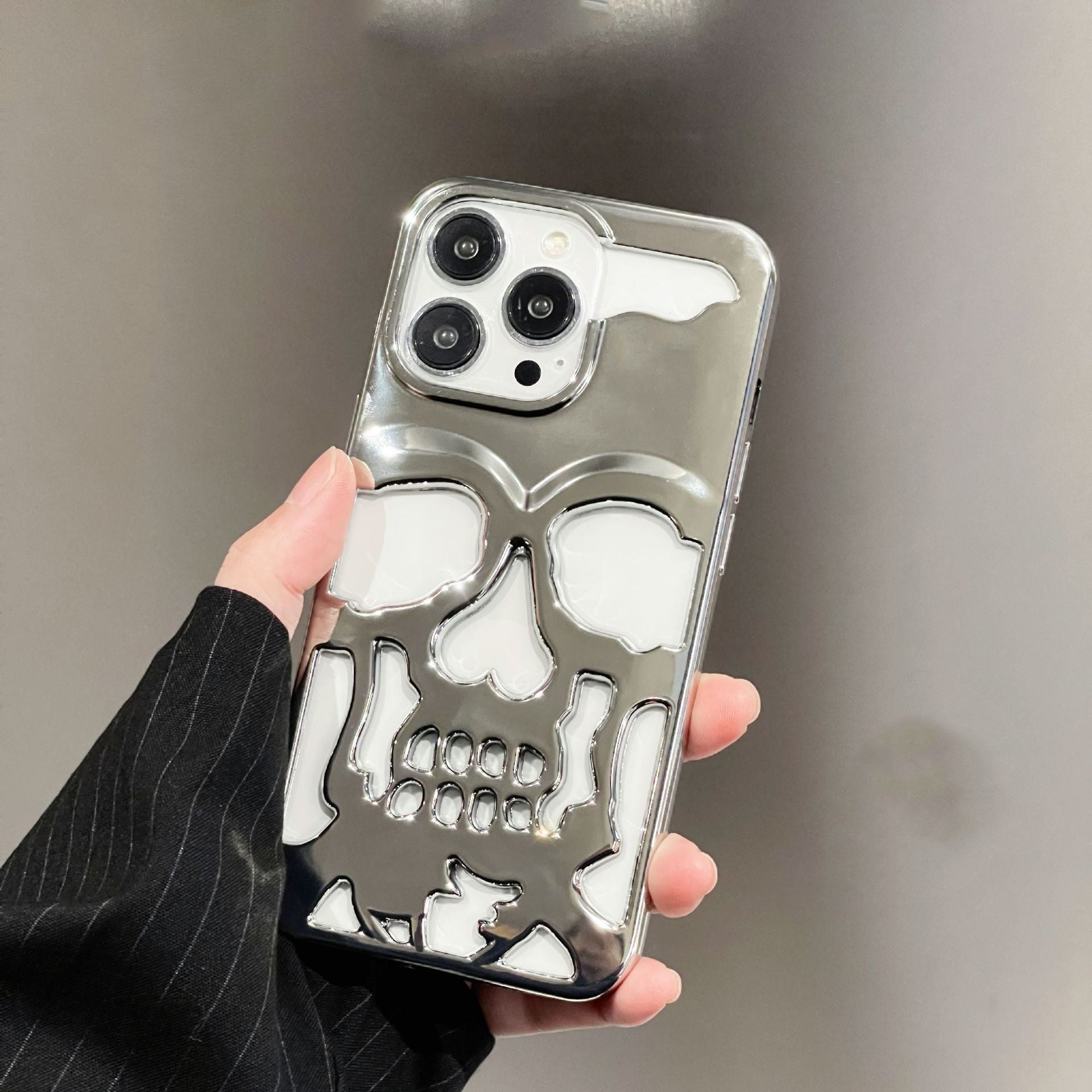 Luxury 3D Skull Case For iPhone11, 12, 13 14 Pro Max