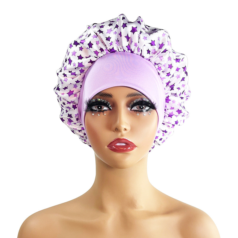 Satin Nightcap Beauty Shower Cap