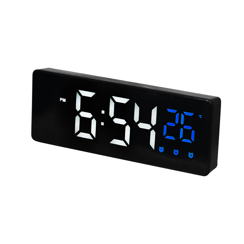 Korean Style Wall Clock With Temperature