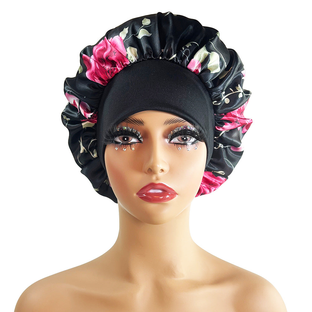 Satin Nightcap Beauty Shower Cap