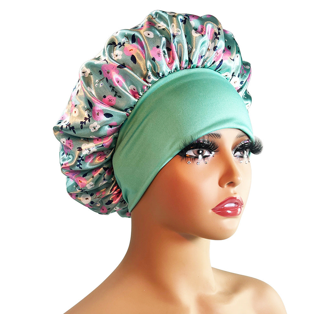 Satin Nightcap Beauty Shower Cap