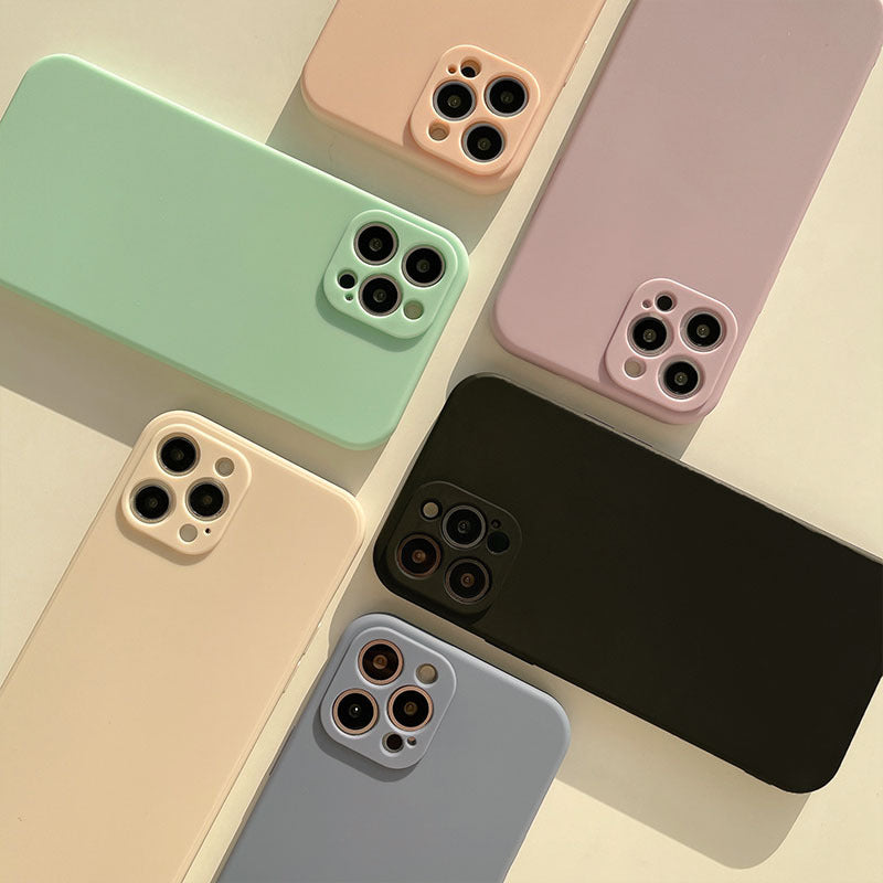 iPhone Liquid Silicone Frosted Case