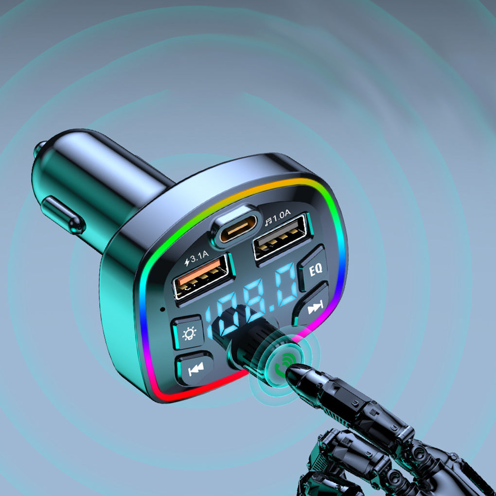 Bluetooth USB Car Charger FM Transmitter