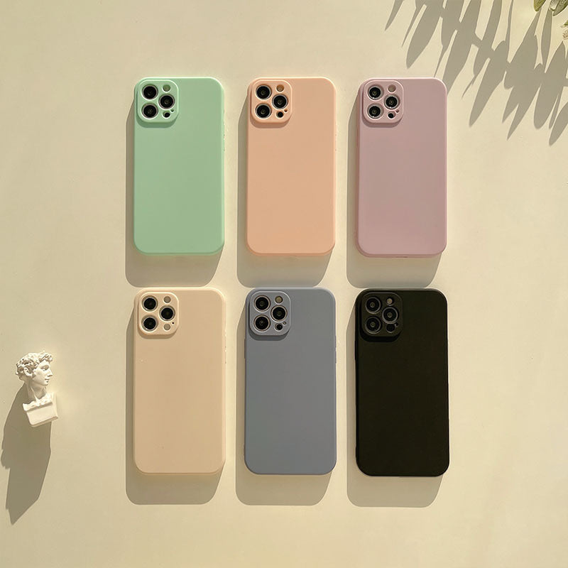 iPhone Liquid Silicone Frosted Case