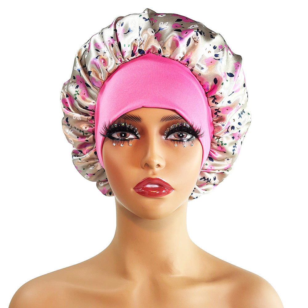 Satin Nightcap Beauty Shower Cap