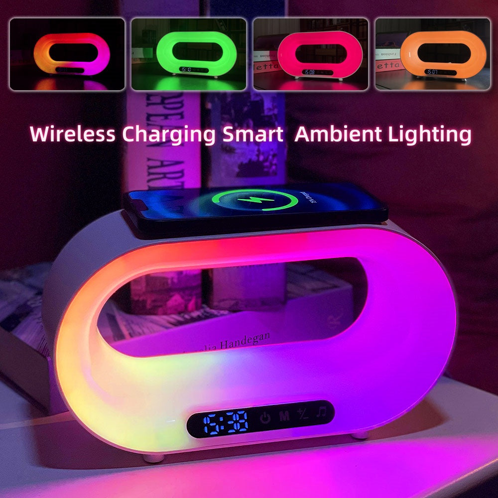 Smart Night Light Charger Alarm Clock