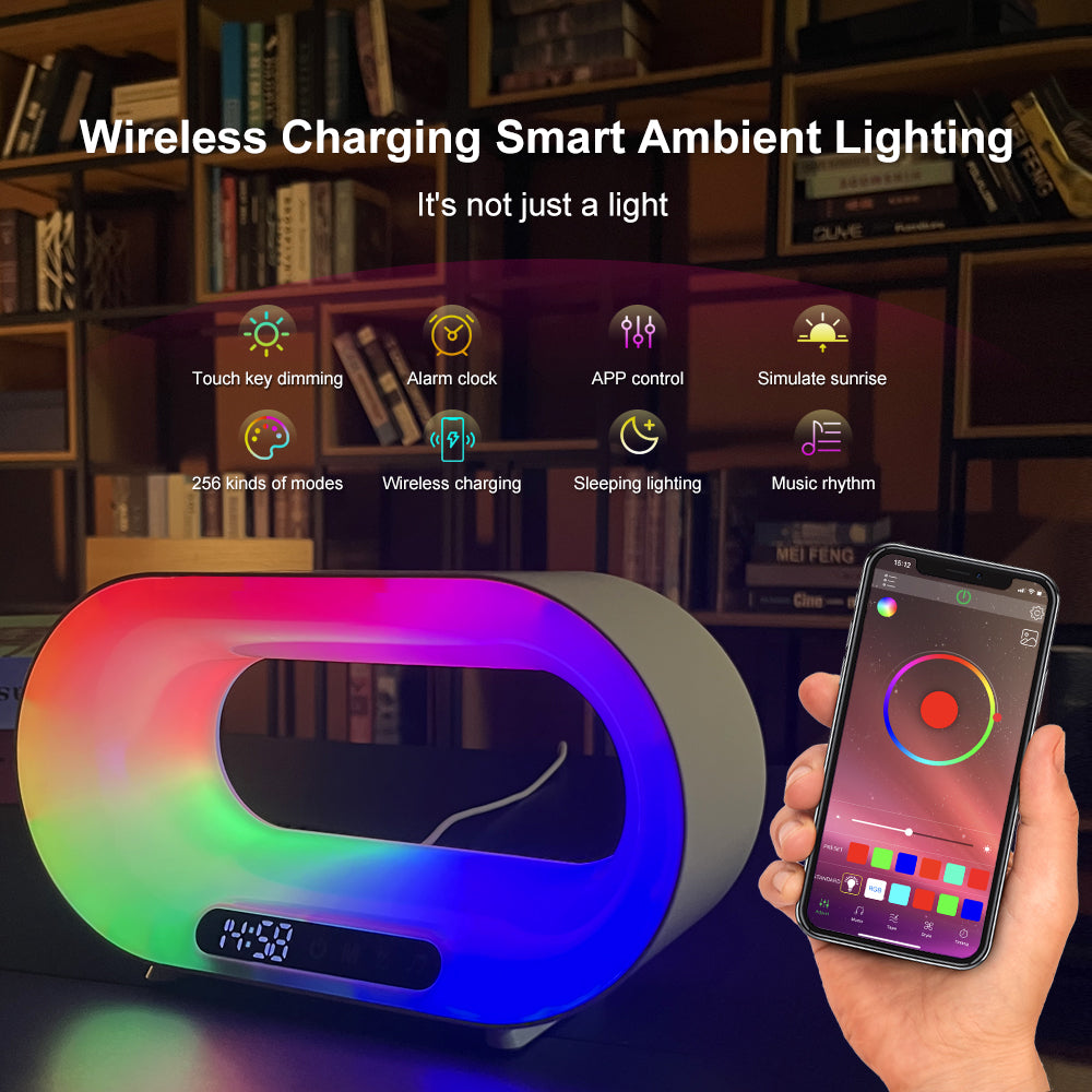 Smart Night Light Charger Alarm Clock