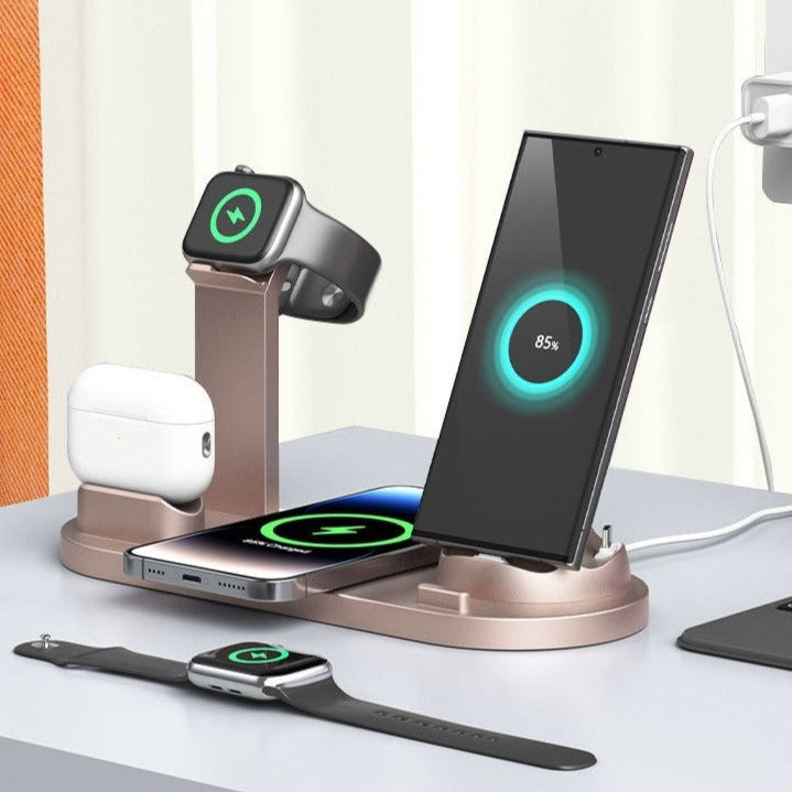 3 in 1 Wireless Charger Phone Holder