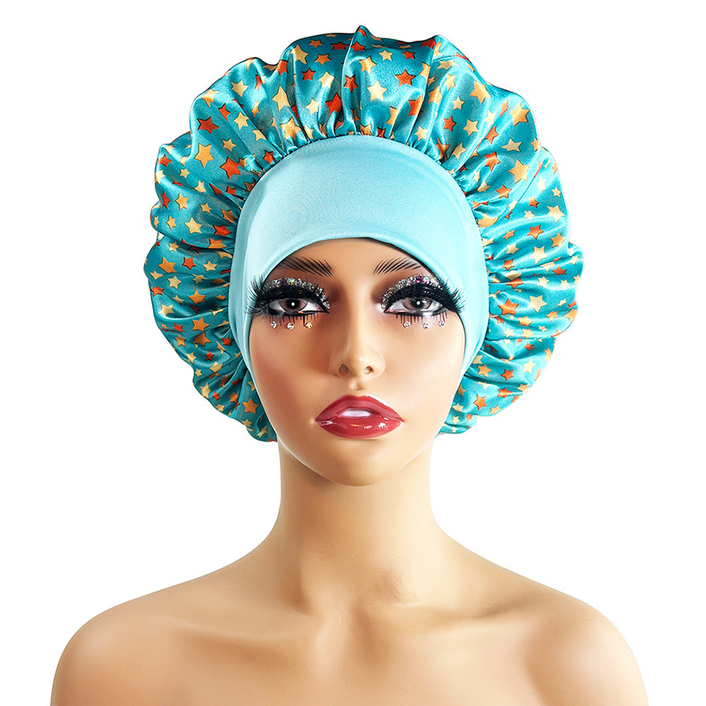 Satin Nightcap Beauty Shower Cap