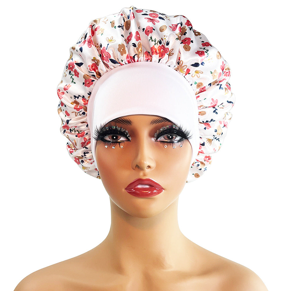 Satin Nightcap Beauty Shower Cap