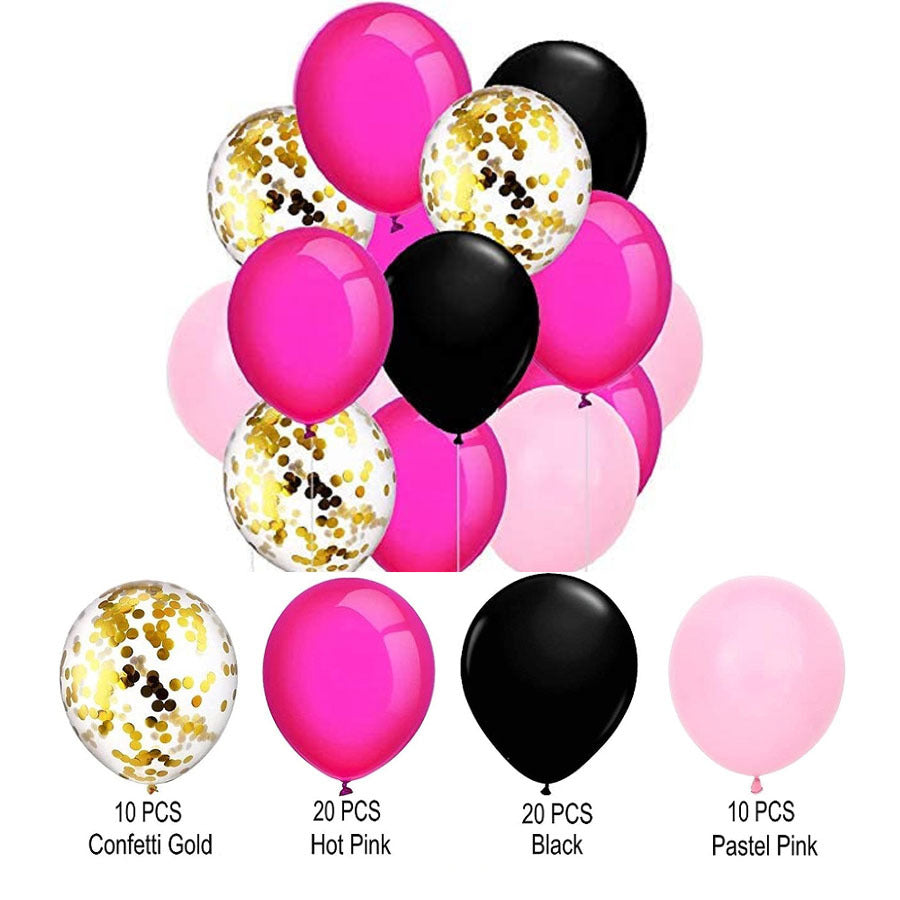 60PCs Latex Sequins Combination Balloons