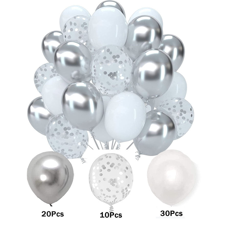 60PCs Latex Sequins Combination Balloons