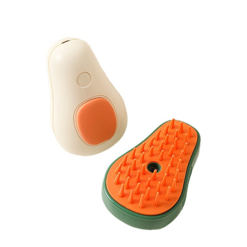 Steamy Pet Massage Grooming Brush