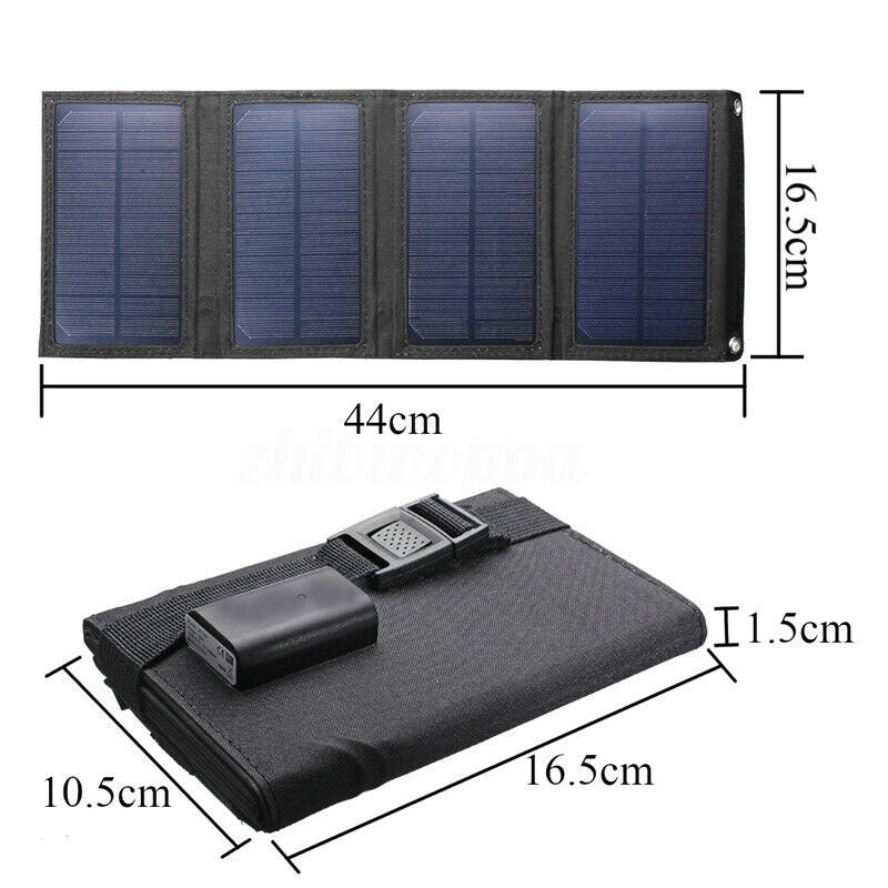 Solar Foldable USB Battery Panel