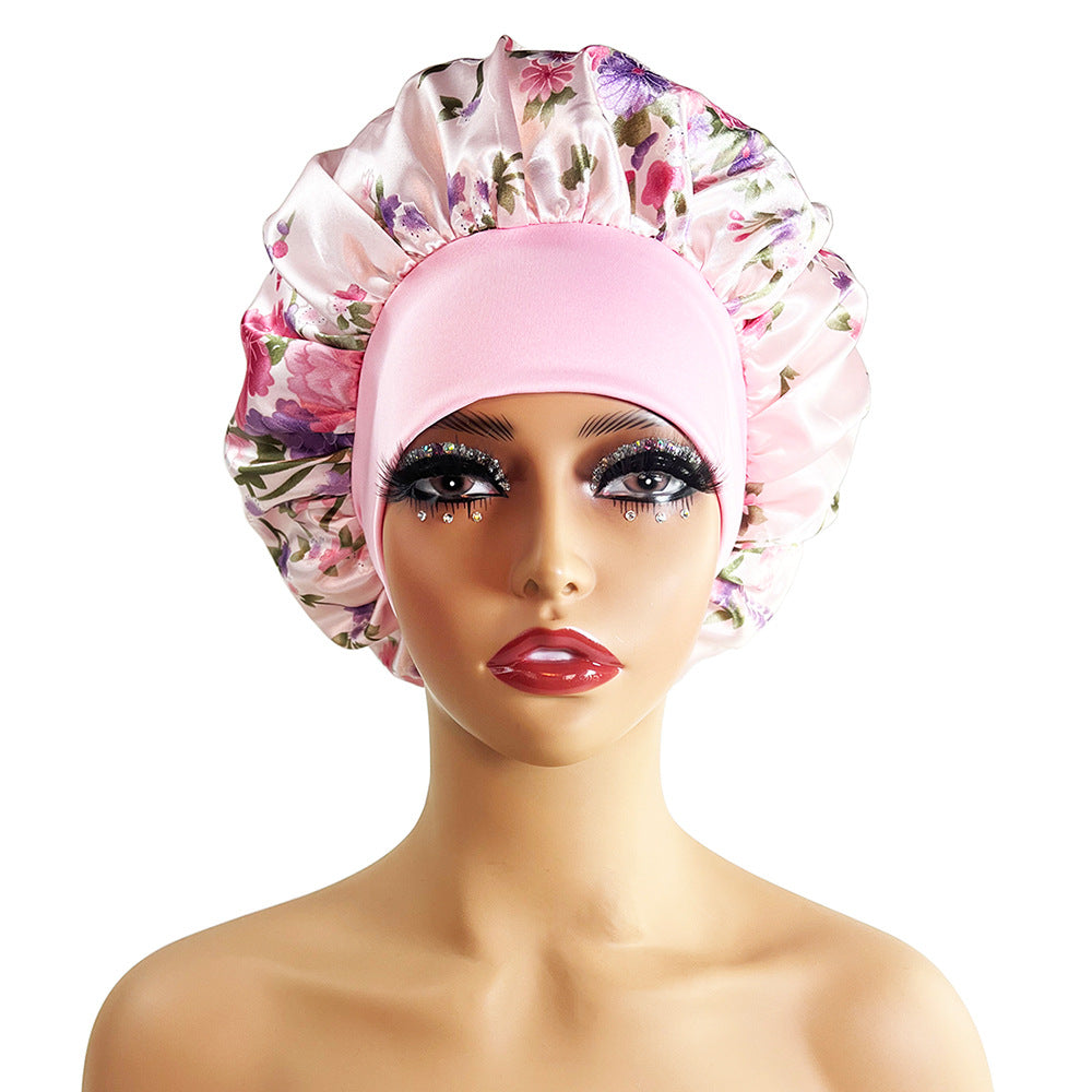 Satin Nightcap Beauty Shower Cap