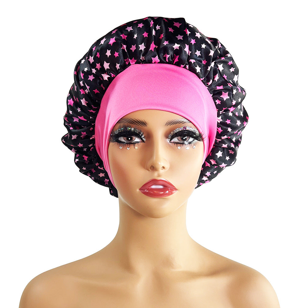 Satin Nightcap Beauty Shower Cap