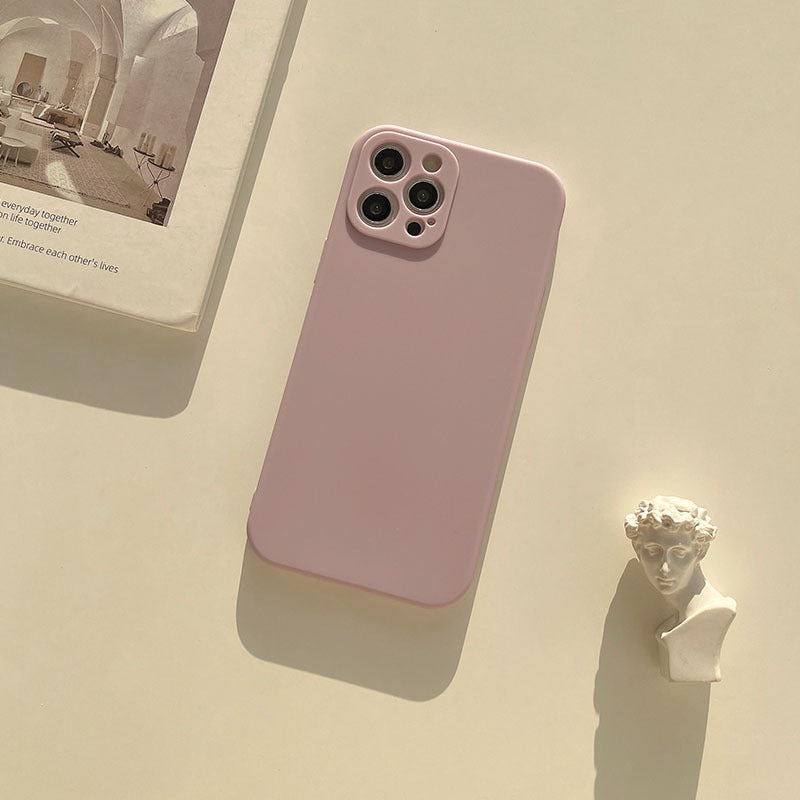 iPhone Liquid Silicone Frosted Case