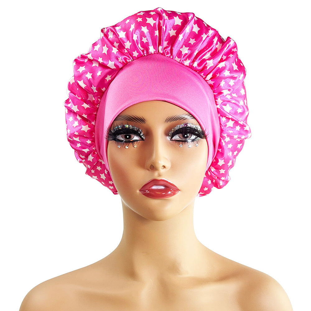 Satin Nightcap Beauty Shower Cap