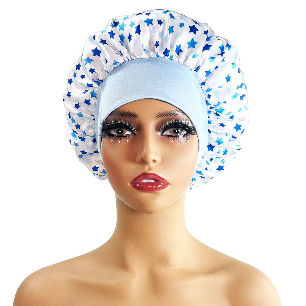 Satin Nightcap Beauty Shower Cap